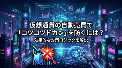 仮想通貨の自動売買で「コツコツドカン」を防ぐには？効果的な対策ロジックを解説