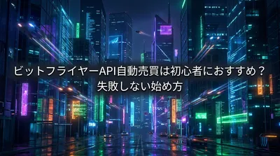 ビットフライヤーAPI自動売買は初心者におすすめ？失敗しない始め方