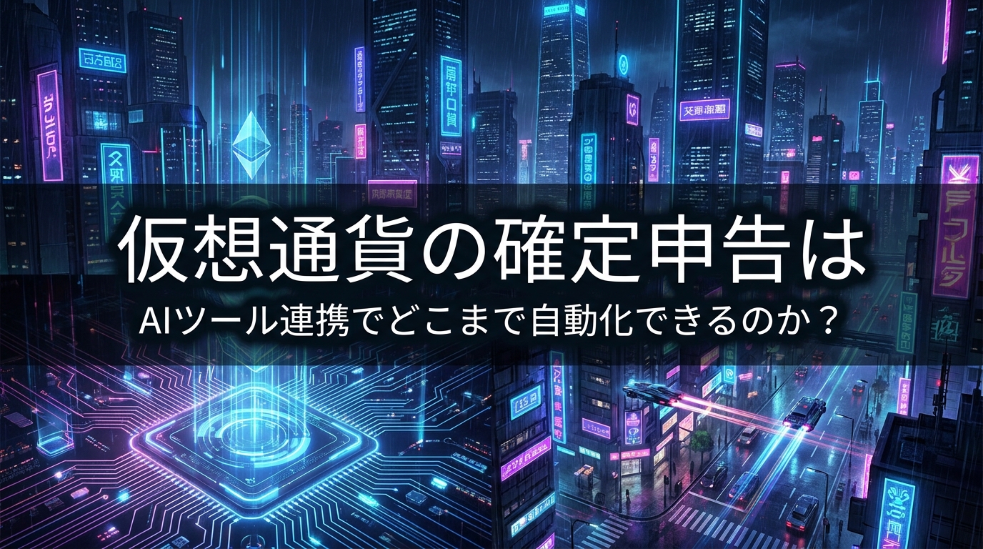 仮想通貨の確定申告はAIツール連携でどこまで自動化できるのか?