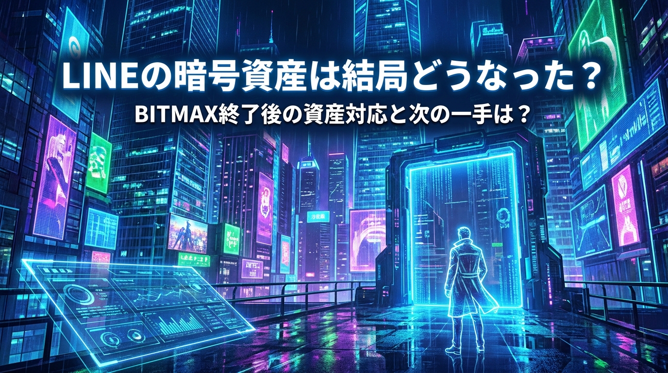 LINEの暗号資産は結局どうなった?BITMAX終了後の資産対応と次の一手は?