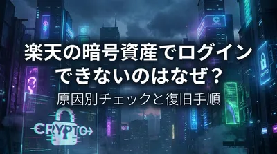 楽天の暗号資産でログインできないのはなぜ？原因別チェックと復旧手順