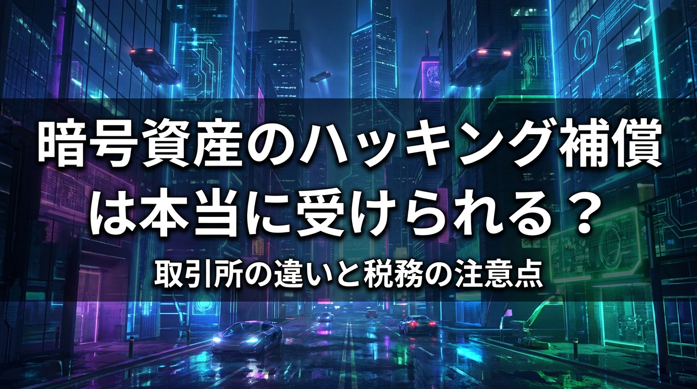 暗号資産のハッキング補償は本当に受けられる?取引所の違いと税務の注意点