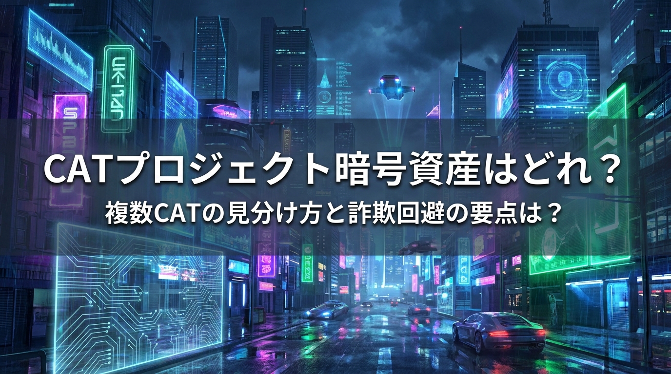 catプロジェクト暗号資産はどれ？複数CATの見分け方と詐欺回避の要点は？