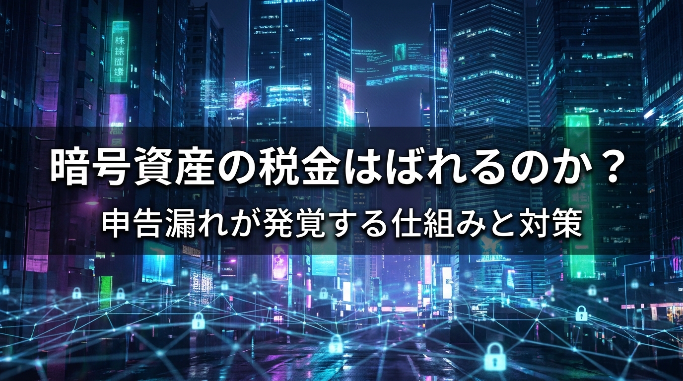 暗号資産の税金はばれるのか？申告漏れが発覚する仕組みと対策