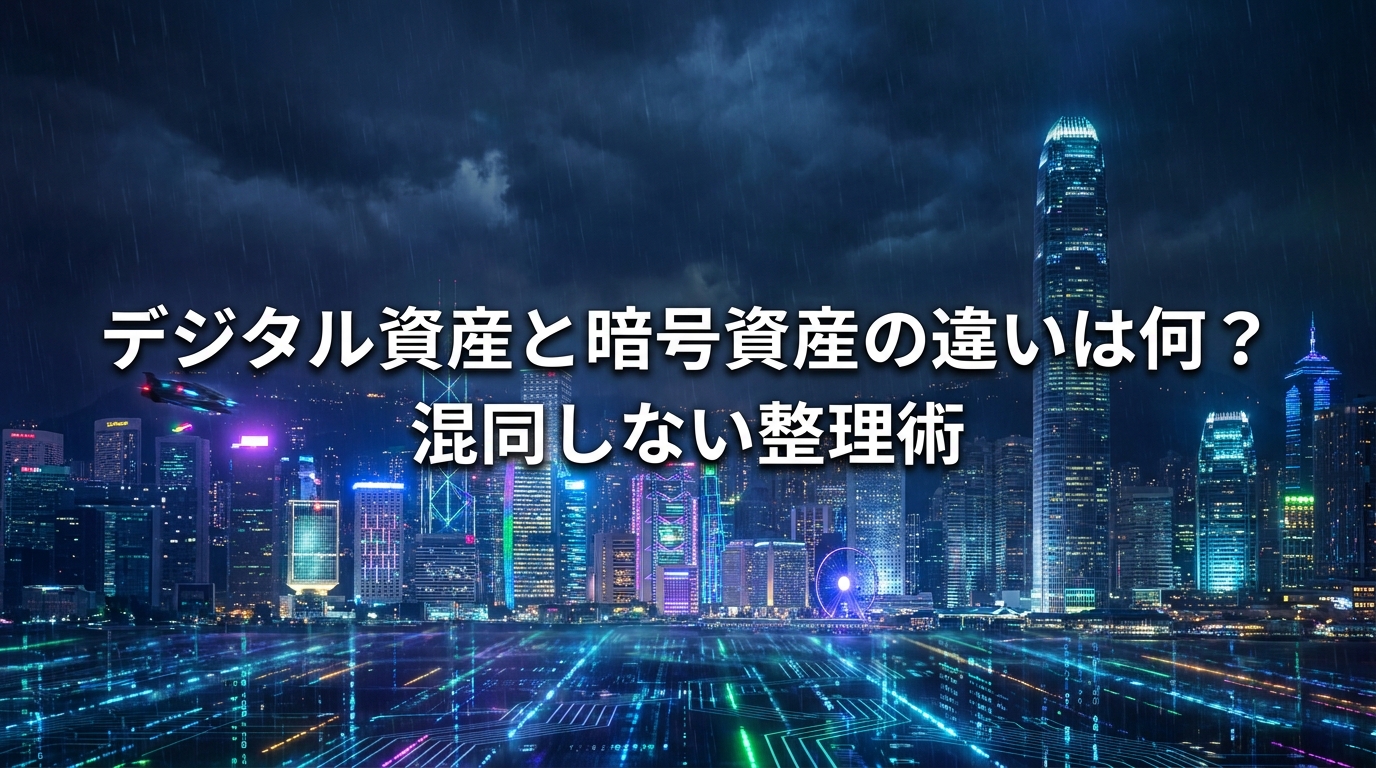 デジタル資産と暗号資産の違いは何？混同しない整理術