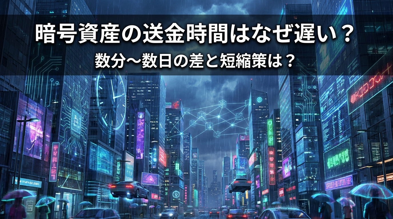 暗号資産の送金時間はなぜ遅い?数分〜数日の差と短縮策は?
