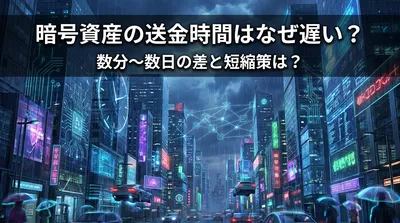 暗号資産の送金時間はなぜ遅い？数分〜数日の差と短縮策は？