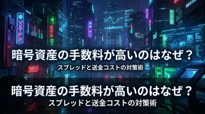 暗号資産の手数料が高いのはなぜ？スプレッドと送金コストの対策術
