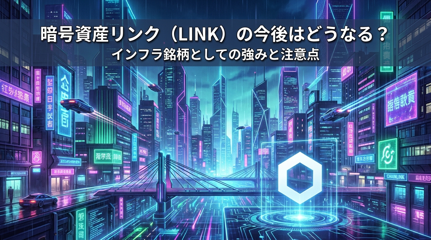 暗号資産リンク(LINK)の今後はどうなる?インフラ銘柄としての強みと注意点