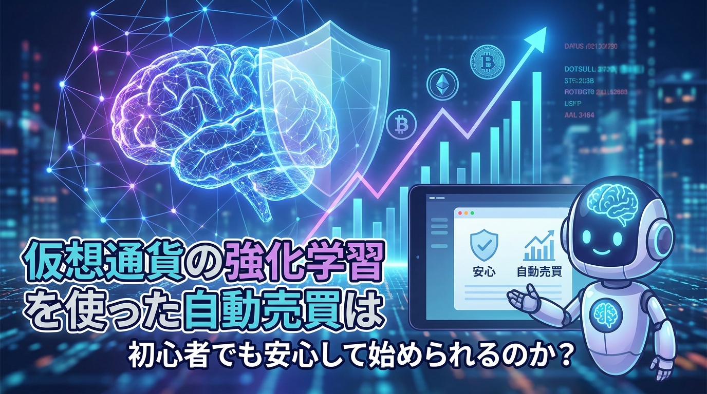 仮想通貨の強化学習を使った自動売買は初心者でも安心して始められるのか?
