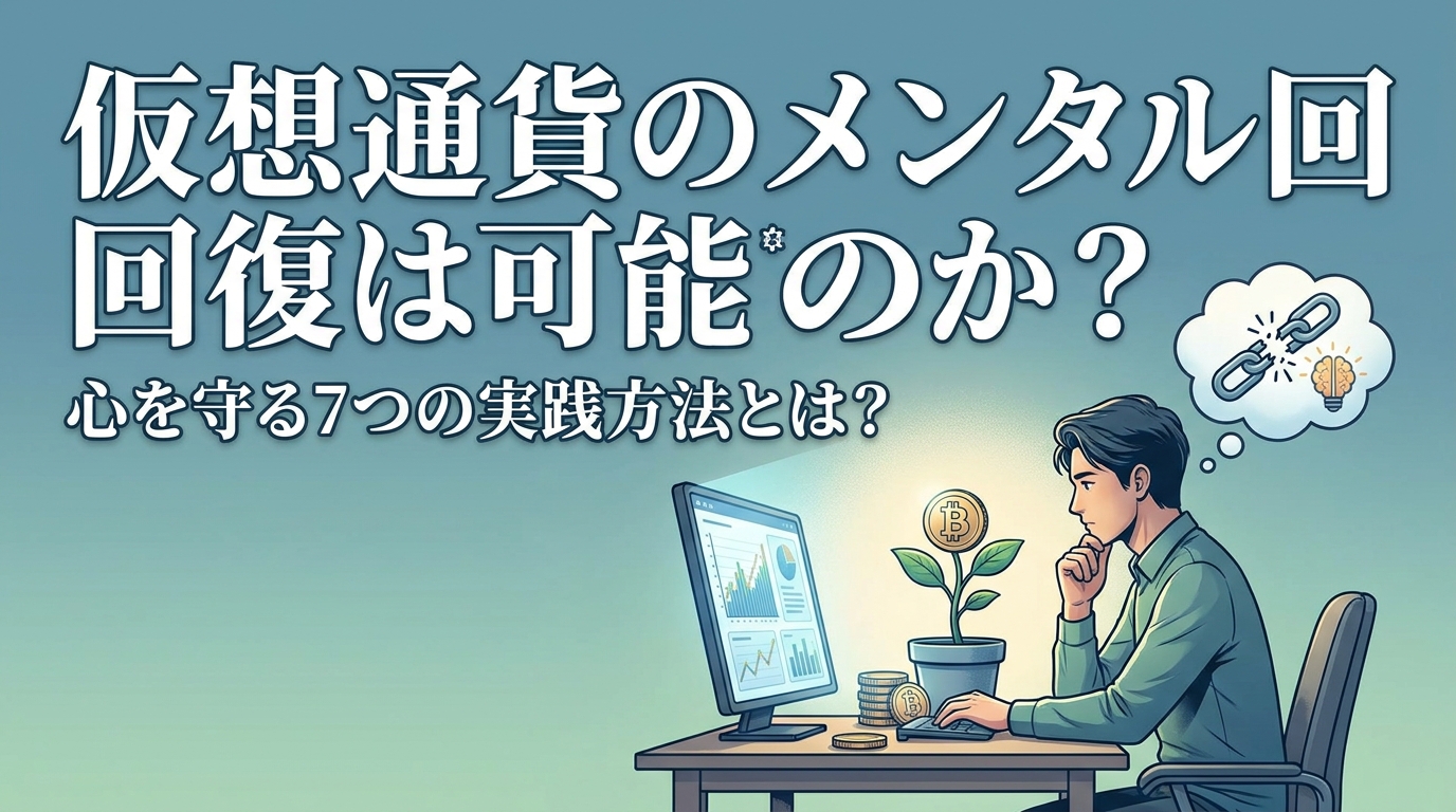 仮想通貨のメンタル回復は可能なのか？心を守る7つの実践方法とは？