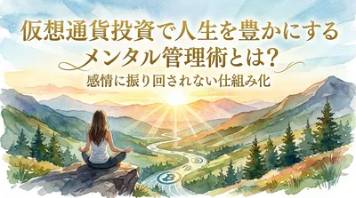仮想通貨投資で人生を豊かにするメンタル管理術とは？感情に振り回されない仕組み化の方法