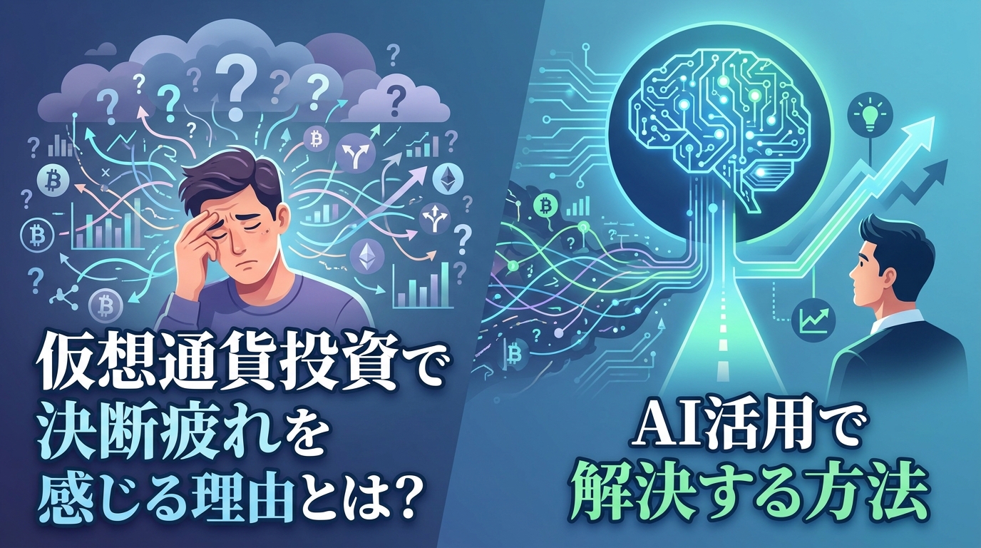 仮想通貨投資で決断疲れを感じる理由とは?AI活用で解決する方法