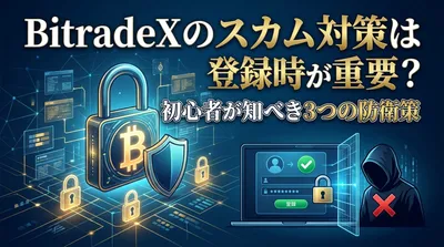 BitradeXのスカム対策は登録時が重要？初心者が知るべき3つの防衛策