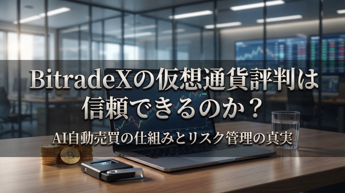BitradeXの仮想通貨評判は信頼できるのか?AI自動売買の仕組みとリスク管理の真実