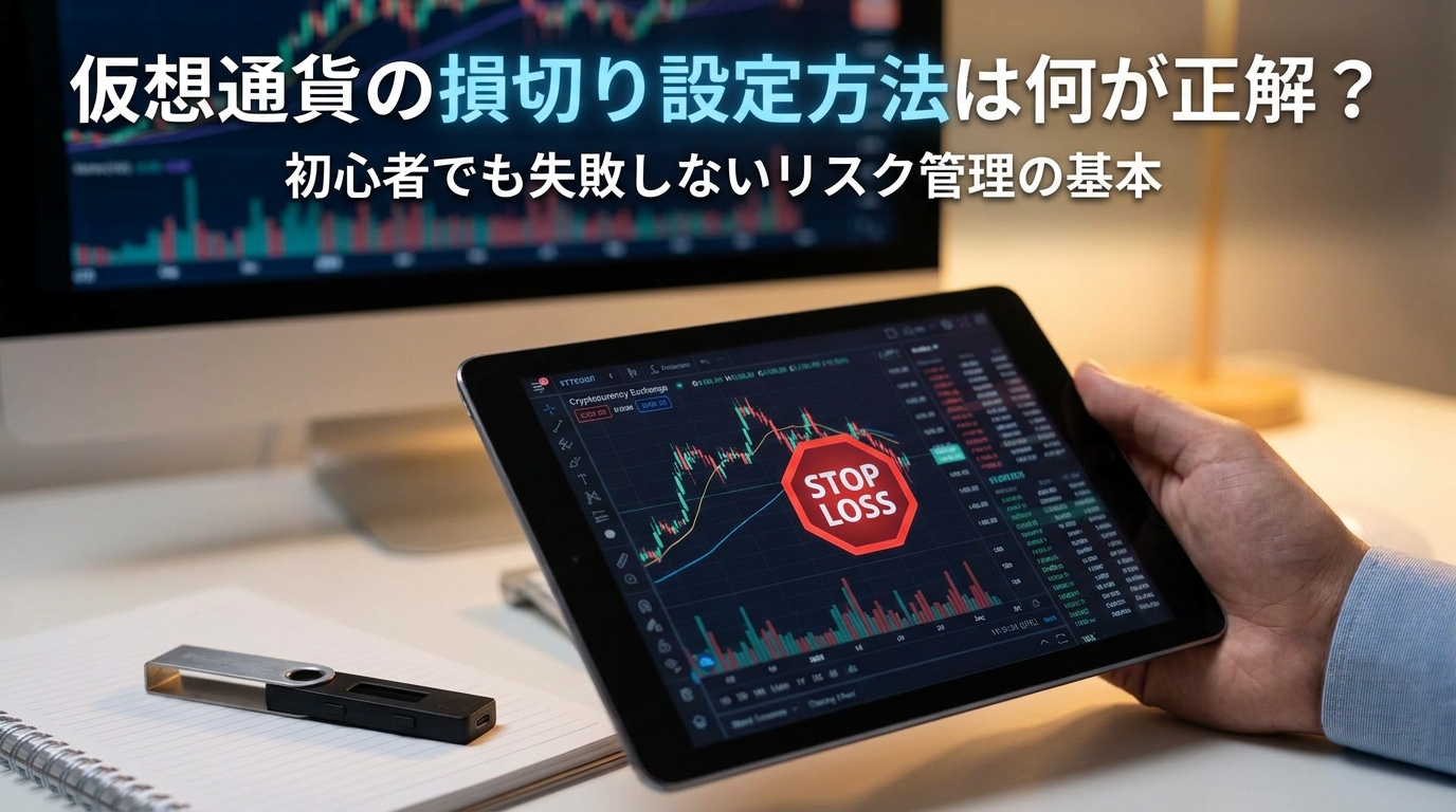 仮想通貨の損切り設定方法は何が正解?初心者でも失敗しないリスク管理の基本とは
