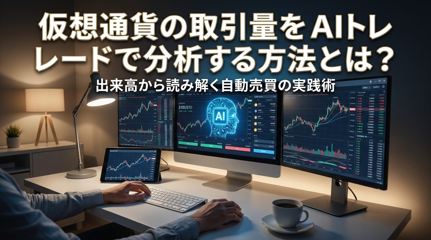 仮想通貨の取引量をAIトレードで分析する方法とは?出来高から読み解く自動売買の実践術