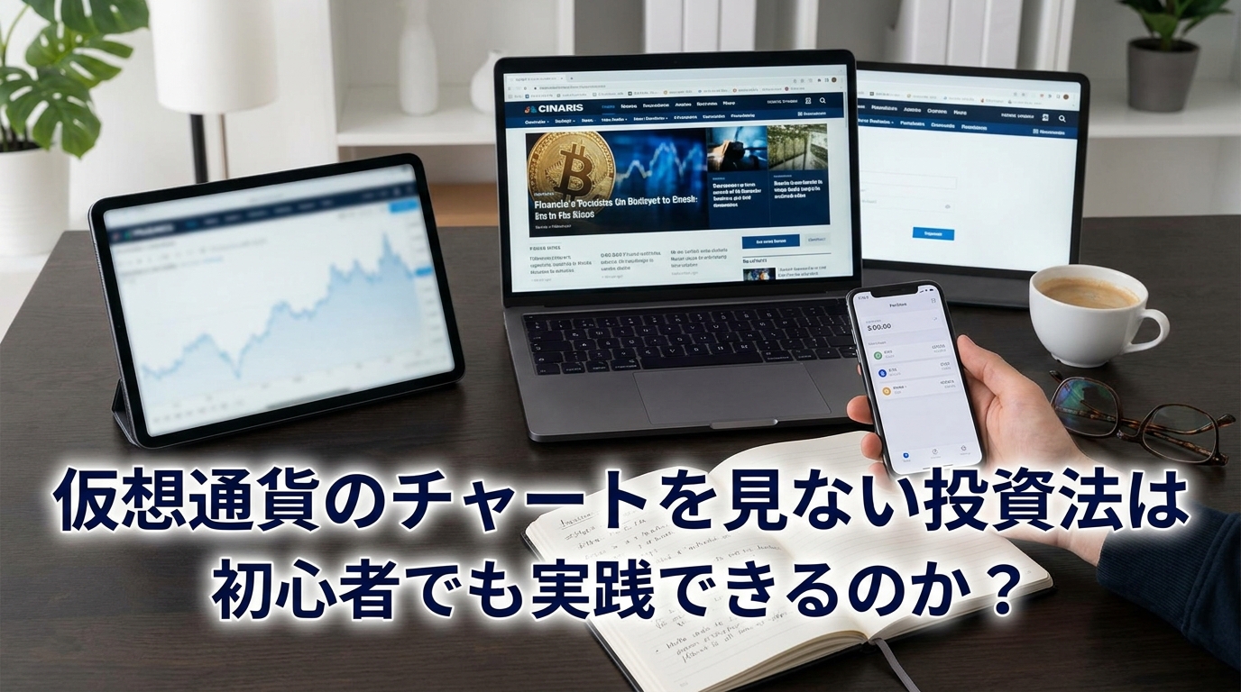 仮想通貨のチャートを見ない投資法は初心者でも実践できるのか?