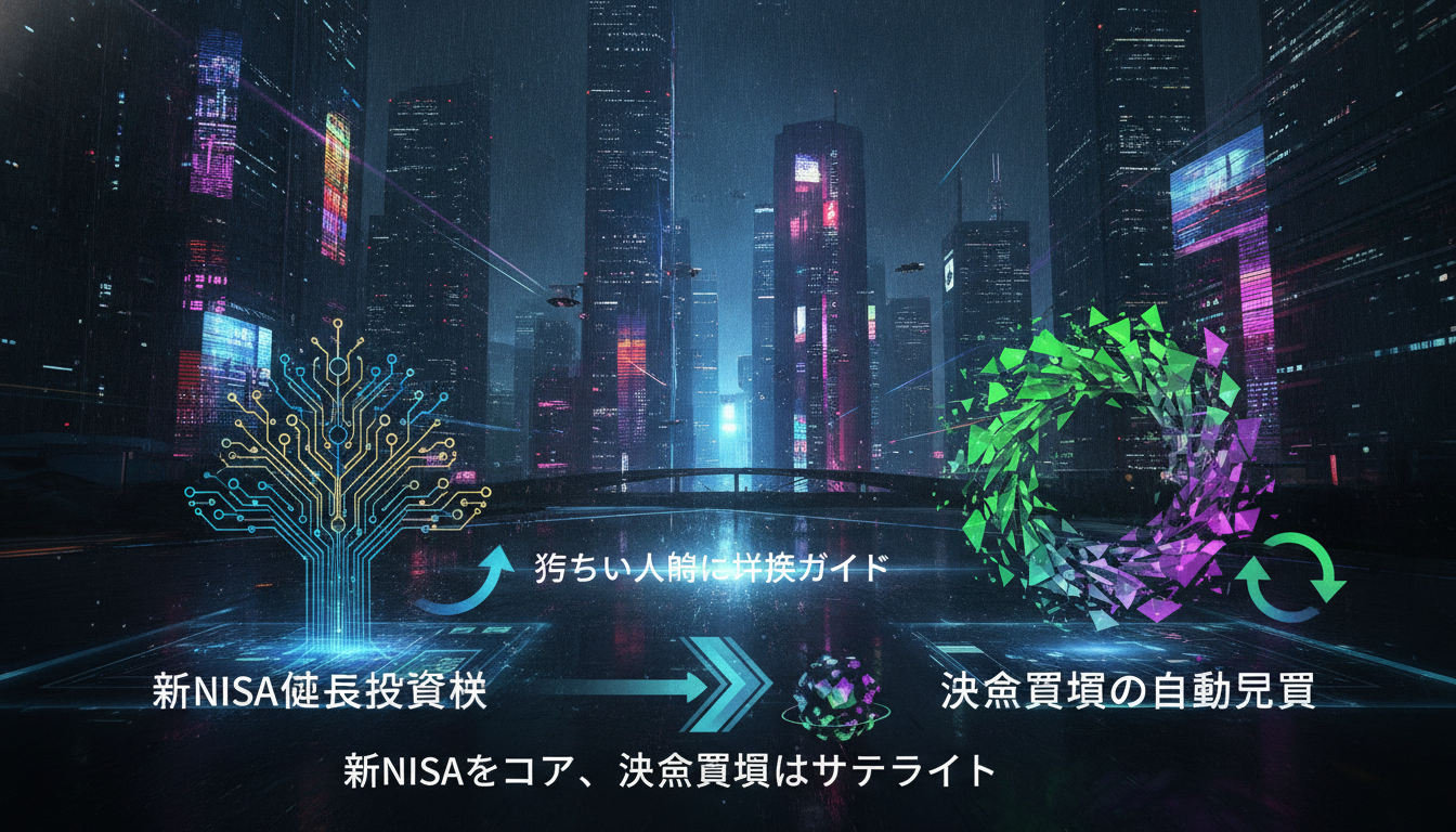 忙しい人の最適解は「新NISAをコア、仮想通貨はサテライト」です